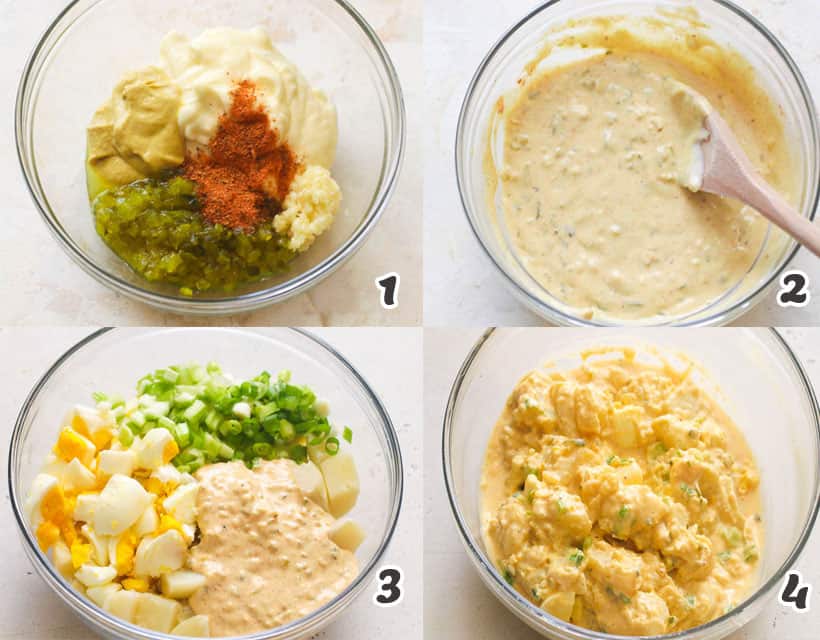 Mix all the ingredients and gently stir until combined