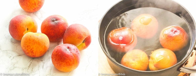 How To Peel Peaches