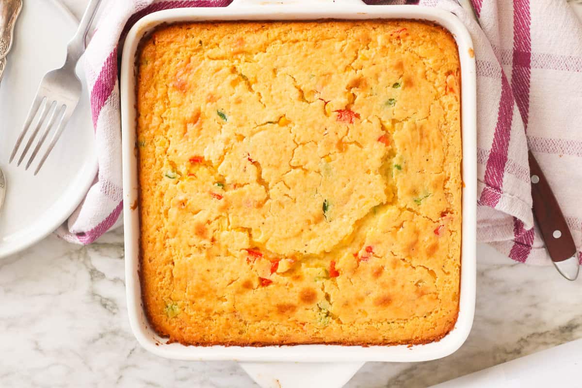 Sweet and savory Jiffy Corn Casserole