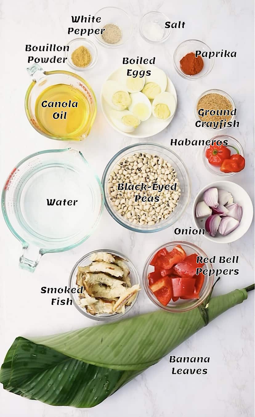 Moi Moi Recipe Ingredients