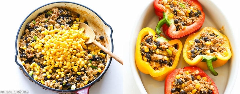 Quinoa Stuffed Bell Pepper