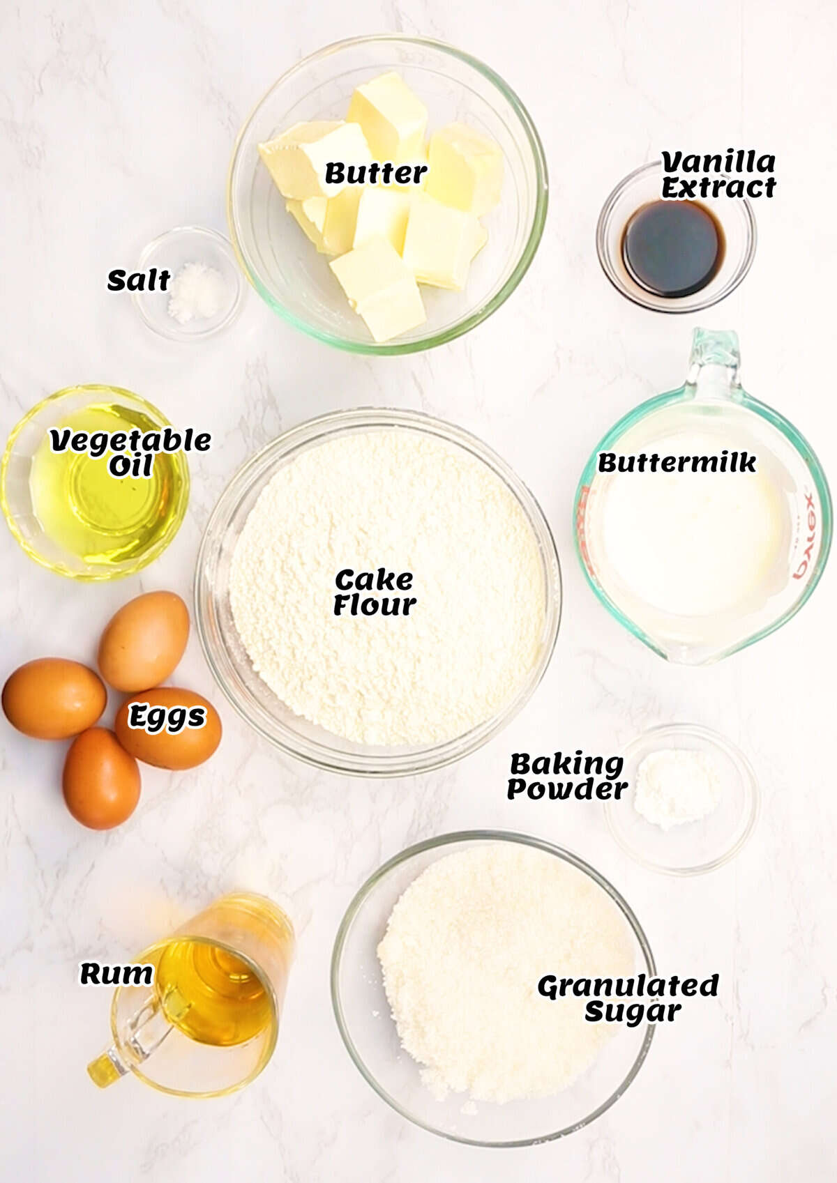 Recipe Ingredients Rum Soaked Cake